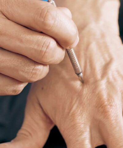 Akupressur an der Hand mit AkuPen von Einfach besser leben