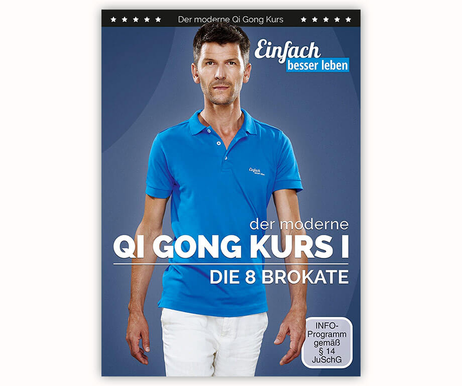 Cover of the Qi Gong course The 8 Brocades by Einfach besser leben with Wolfgang on the cover