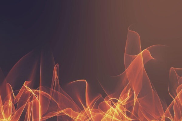 Graphic representation of flames