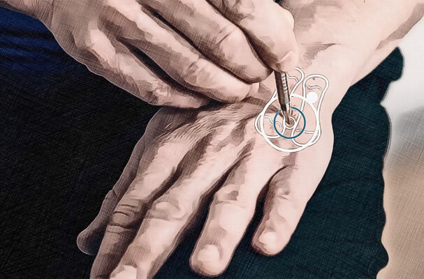 Location acupuncture point TB 03 Graphic