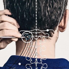 Posizione del punto di agopuntura Bl 10 Graphic