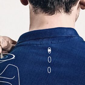 Localización del punto de acupuntura Gb 21 Gráfico