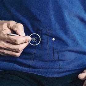 Localización del punto de acupuntura Ma 25 Graphic