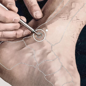 Lage Akupunkturpunkt Ni 06 Grafik