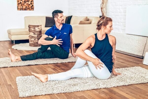 Kati e Wolfgang al Meridian Yoga