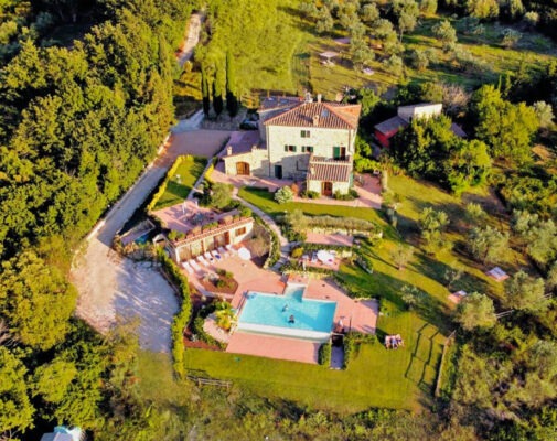 Vue aérienne de Unique Panorama Retreat Lucerna