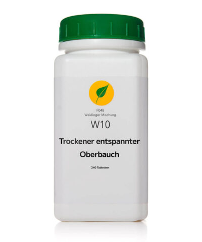 TCM Herbal Blend W10 - Dry relaxed upper abdomen by Dr. Weidinger