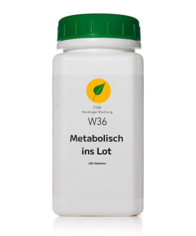 TCM herbal mixture W36 - Metabolic into the Lot of Dr. Weidinger TCM herbal mixture W36 - Metabolic into the Lot of Dr. Weidinger