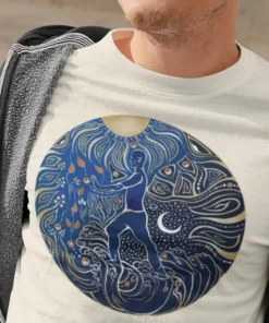 Alternative view of 5 Elemente Qi Gong | Farbig | Organisches T-Shirt | Herren