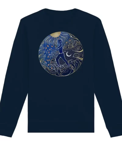 5 Elemente Qi Gong | Farbig | Organisches Unisex Sweatshirt