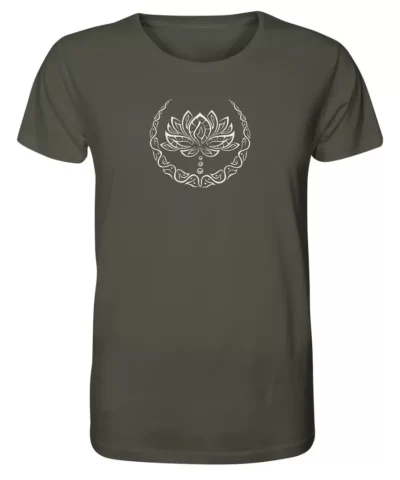 Lotus Blume | Organisches T-Shirt | Herren
