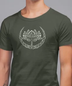 Alternative view of Lotus Blume | Organisches T-Shirt | Herren