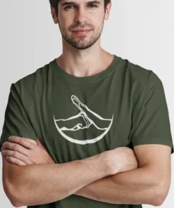 Alternative view of Shaolin Gruß | Organisches T-Shirt | Herren
