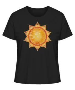Alternative view of Nabelchakra | Manipura Chakra | Organisches T-Shirt | Damen
