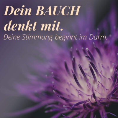 Ton ventre participe à la réflexion. Ton humeur commence dans ton intestin.