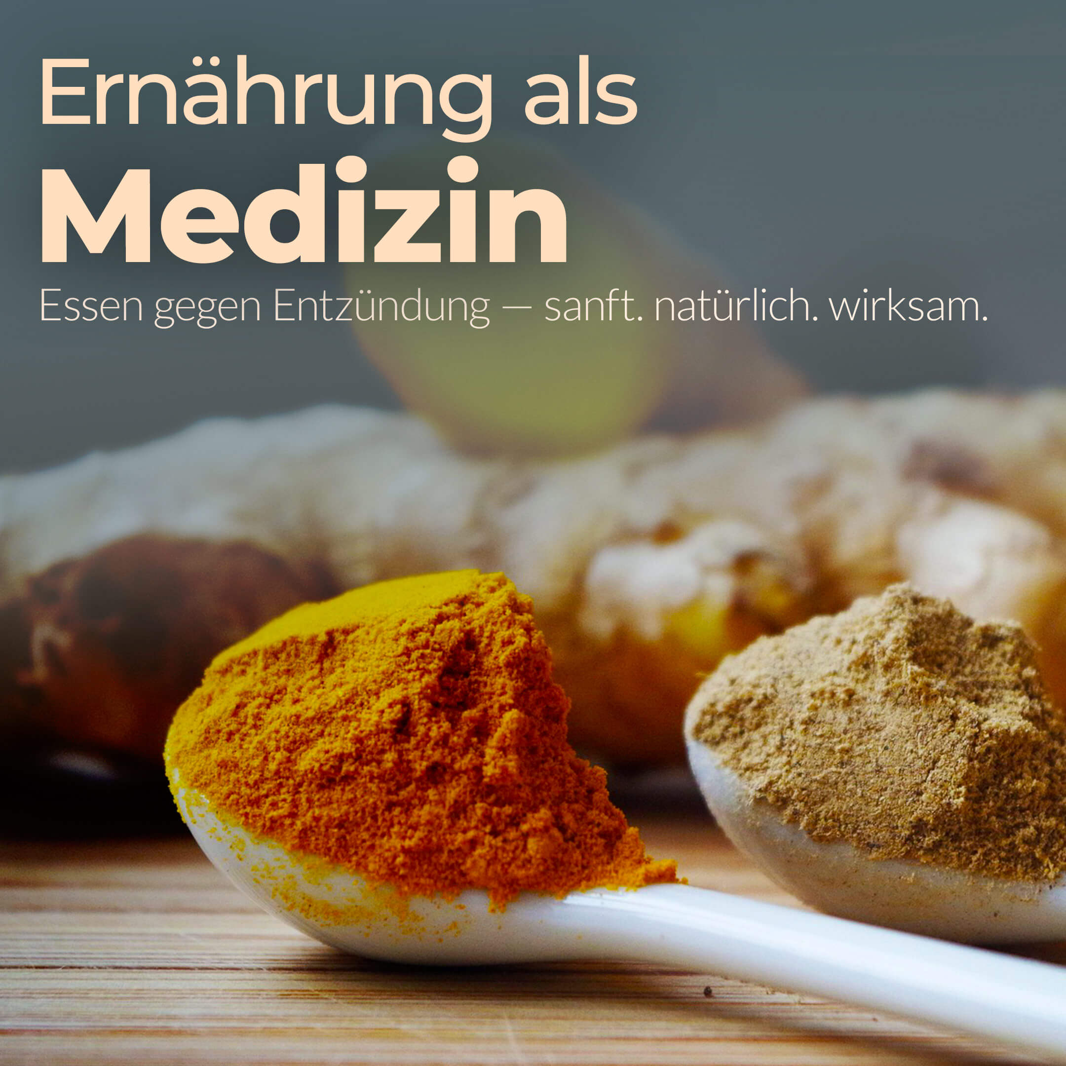 Nutrition as medicine. Food against inflammation - gentle. natural. effective.