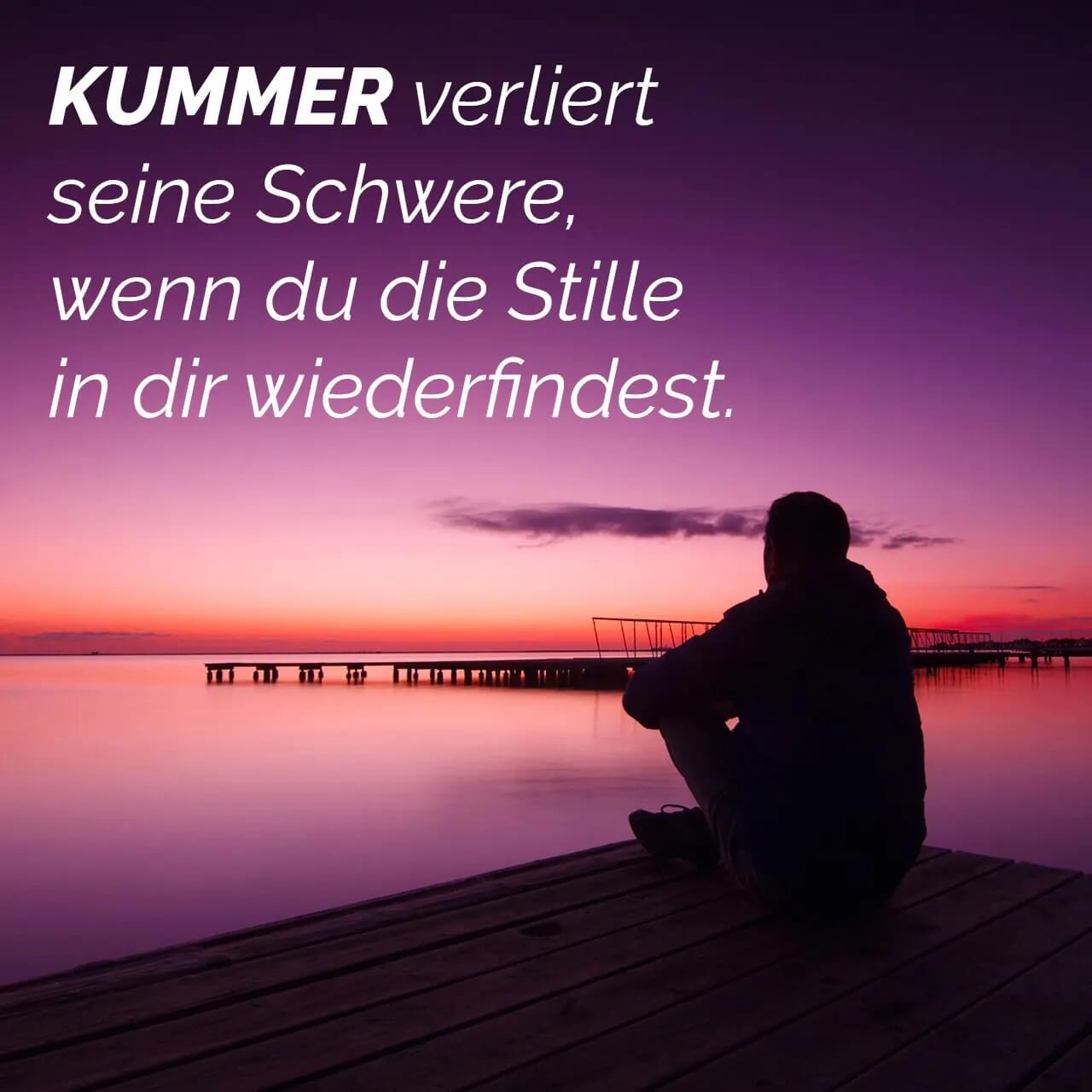 Grief loses its heaviness when you find the stillness within you again.