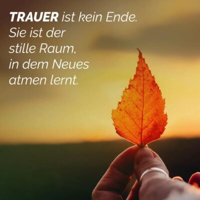 Grief is not an end. It is the silent space in which new things learn to breathe.