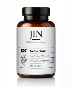 TCM Kräutermischung JIN K7 Sanfte Nacht (Suan Zao Ren Tang) – Dose 240 Tabletten bei Shen–Unruhe Schlaf