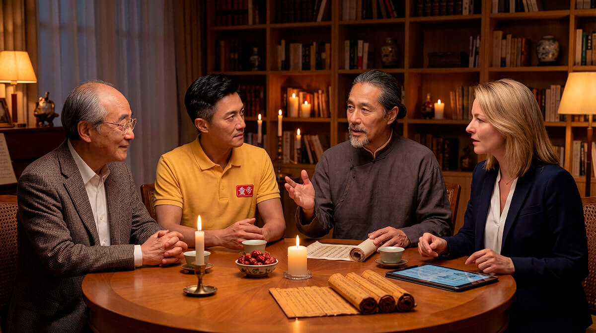 Qí Bó | Der Gelbe Kaiser Huangdi | Zhang Zhongjing | Dr. Weber