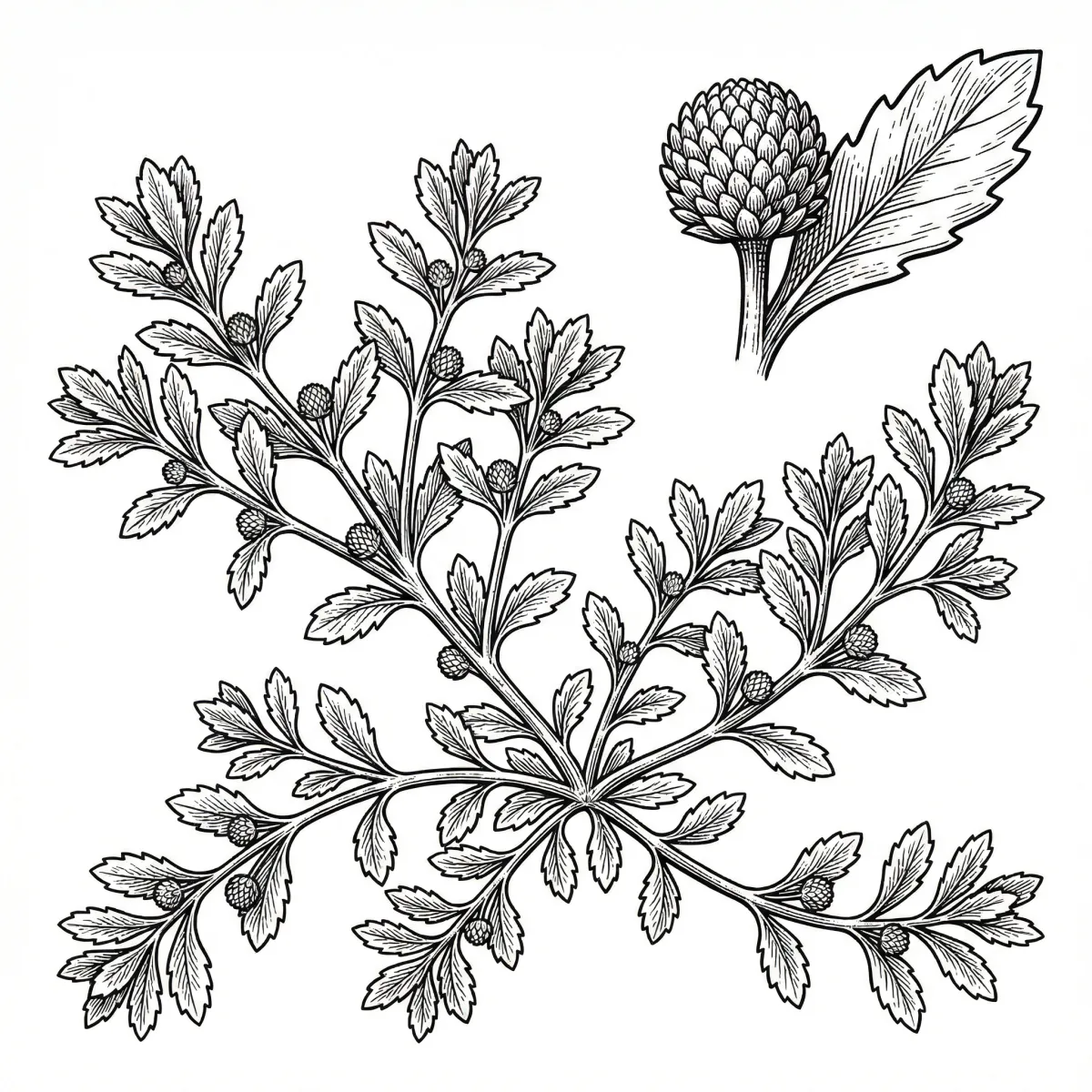 Illustration: E Bu Shi Cao