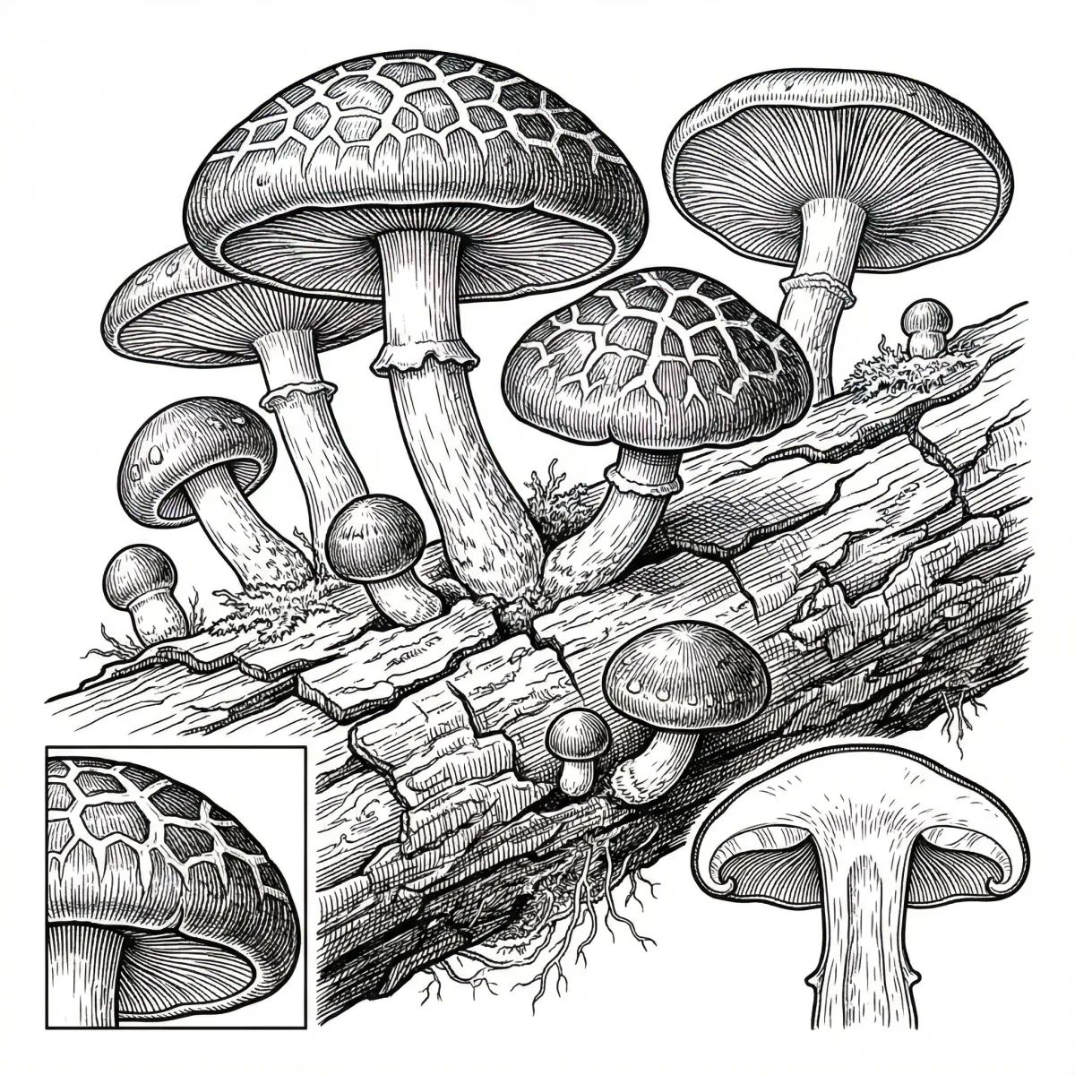 Illustration: Shiitake