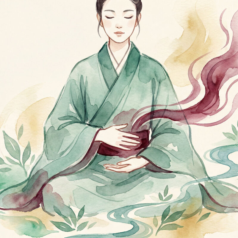 TCM Diagnose Leber–Blut Mangel — JIN K22 Rote Fülle, Bu Gan Tang