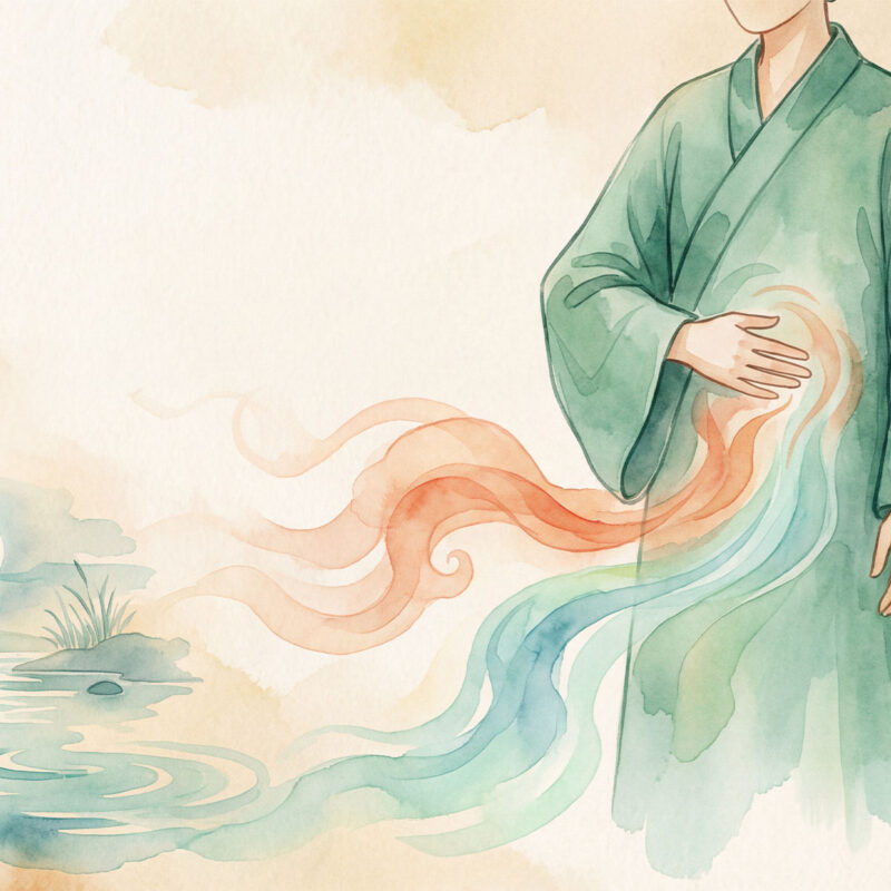 TCM Diagnose Magen–Feuer — JIN K61 Kühle Mitte, Qing Wei San