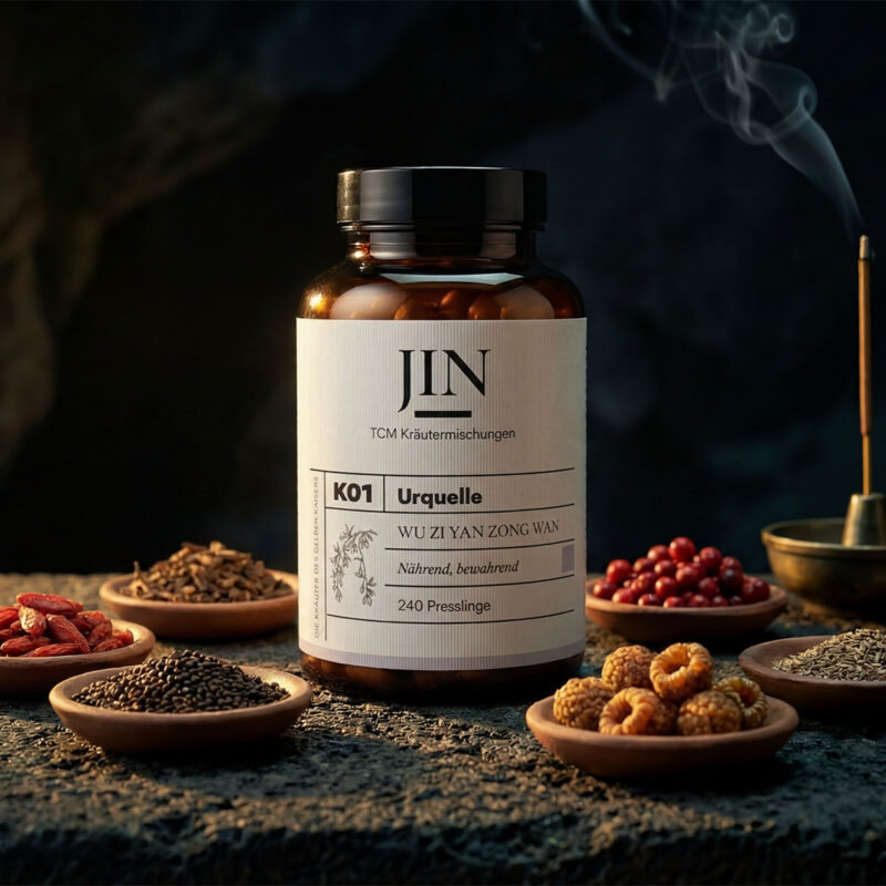 JIN K01 Urquelle — TCM Kräutermischung Wu Zi Yan Zong Wan bei Jing–Mangel (neutral)