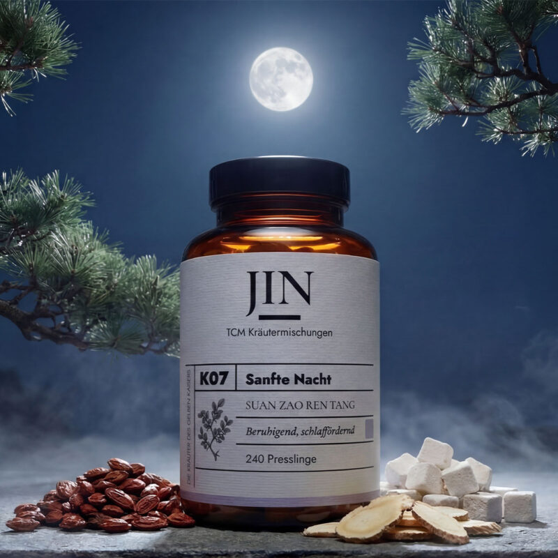JIN K07 Sanfte Nacht — TCM Kräutermischung Suan Zao Ren Tang bei Shen–Unruhe (Schlaf)