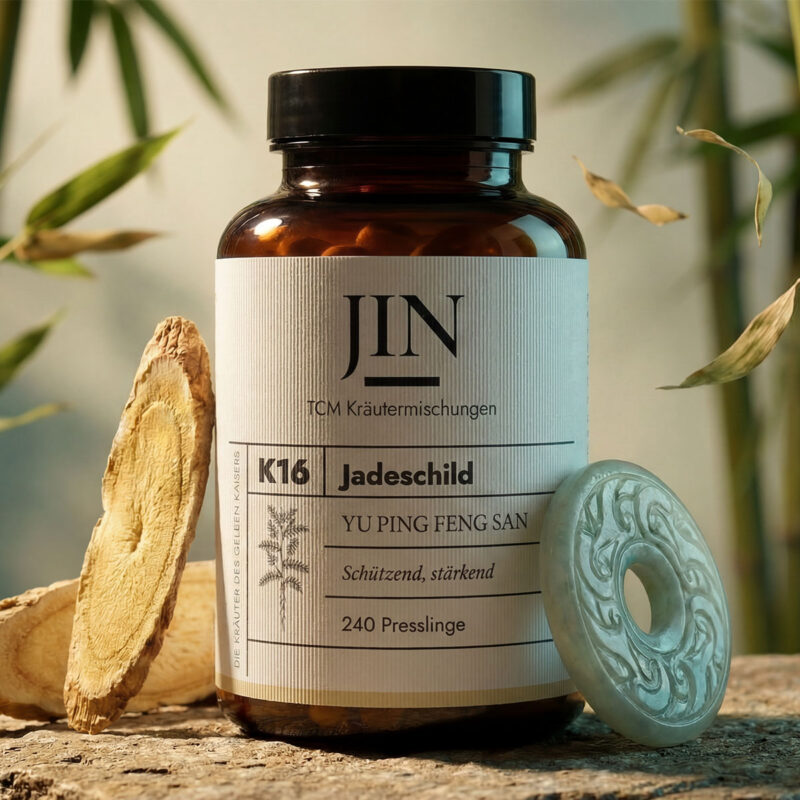 JIN K16 Jadeschild — TCM Kräutermischung Yu Ping Feng San bei Wei–Qi Mangel