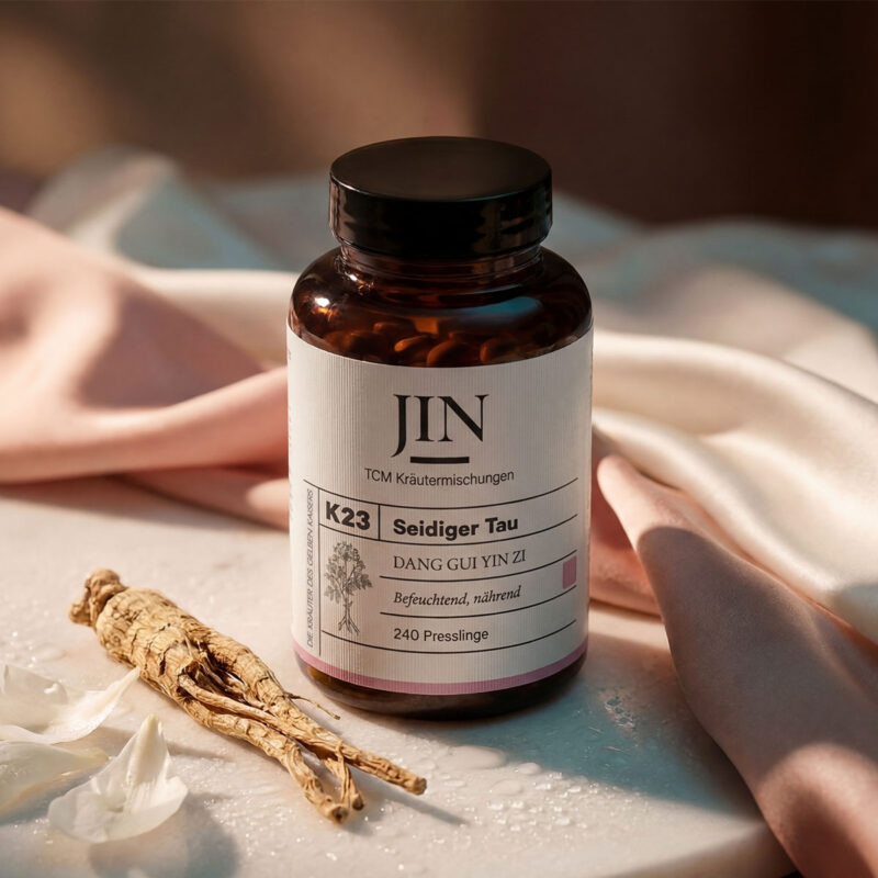 JIN K23 Seidiger Tau — TCM Kräutermischung Dang Gui Yin Zi bei Blut–Trockenheit