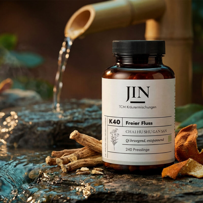 JIN K40 Freier Fluss — TCM Kräutermischung Chai Hu Shu Gan San bei Leber–Qi Stagnation