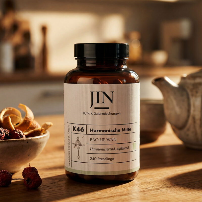 JIN K46 Harmonische Mitte — TCM Kräutermischung Bao He Wan bei Nahrungsstagnation