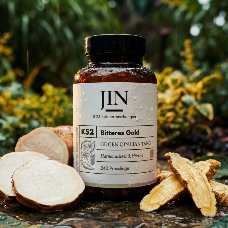 JIN K52 Bitteres Gold — TCM Kräutermischung Ge Gen Qin Lian Tang bei Feuchte Hitze Dickdarm