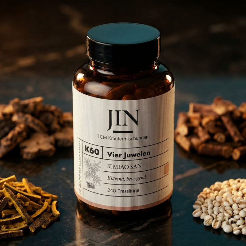 JIN K60 Vier Juwelen — TCM Kräutermischung Si Miao San bei Hitze–Bi Syndrom