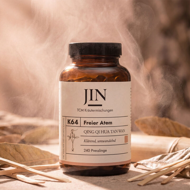 JIN K64 Freier Atem — TCM Kräutermischung Qing Qi Hua Tan Wan bei Schleim–Hitze Lunge