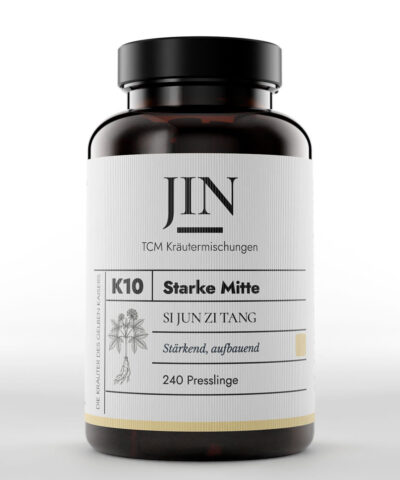 JIN K10 Starke Mitte Dose — TCM Kräutermischung Si Jun Zi Tang bei Milz–Qi Mangel, 240 Presslinge