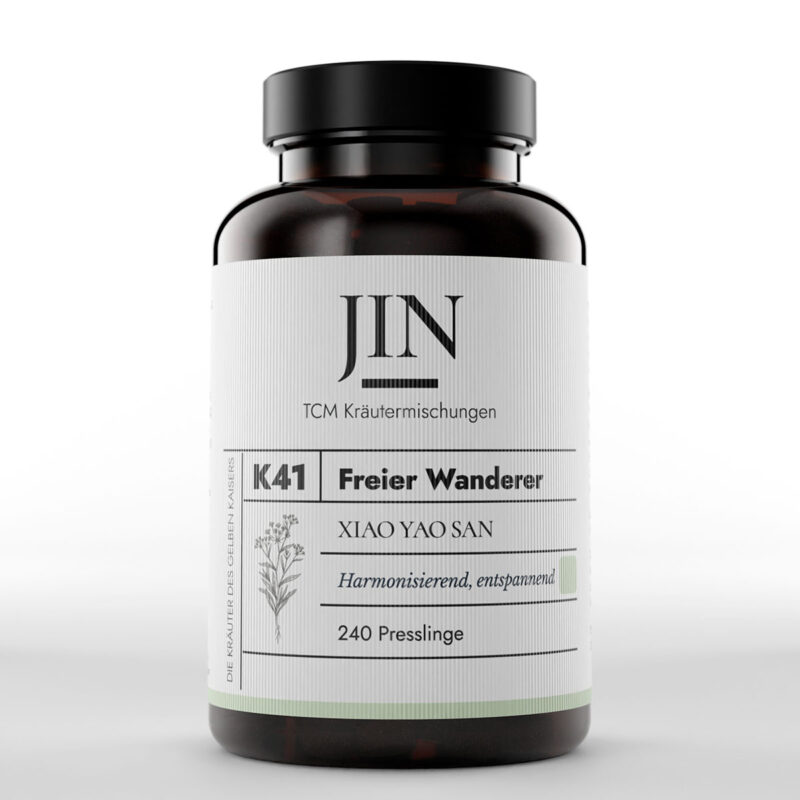 JIN K41 Freier Wanderer Dose — TCM Kräutermischung Xiao Yao San bei Leber über Milz, 240 Presslinge