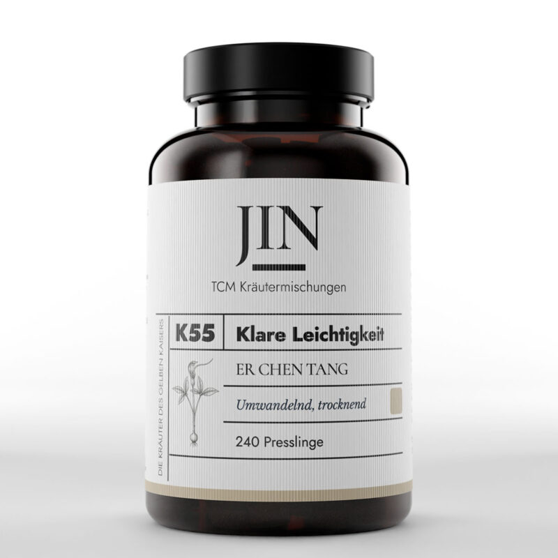 JIN K55 Klare Leichtigkeit Dose — TCM Kräutermischung Er Chen Tang bei Feuchtigkeit, 240 Presslinge