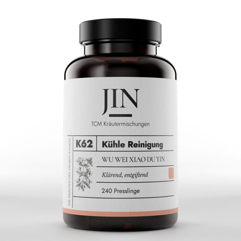 JIN K62 Kühle Reinigung Dose — TCM Kräutermischung Wu Wei Xiao Du Yin bei Toxische Hitze, 240 Presslinge