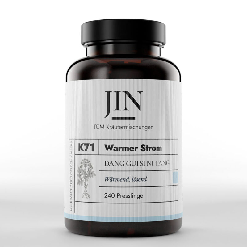 JIN K71 Warmer Strom Dose — TCM Kräutermischung Dang Gui Si Ni Tang bei Kälte–Blockade, 240 Presslinge