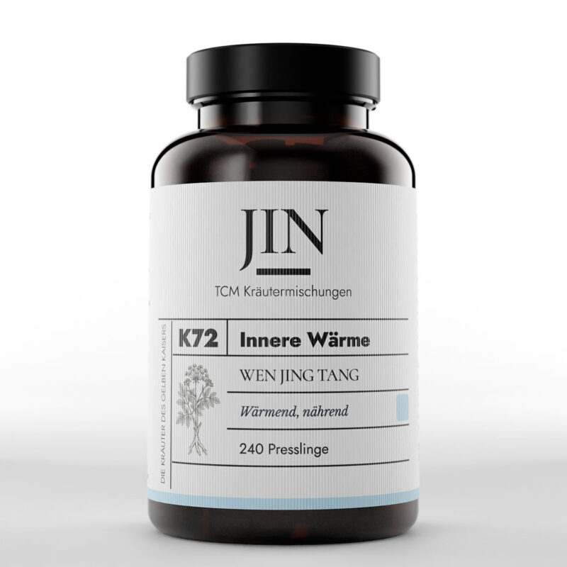 JIN K72 Innere Wärme Dose — TCM Kräutermischung Wen Jing Tang bei Kälte im Uterus, 240 Presslinge